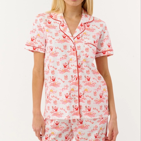 Roller Rabbit Surfing Santa Fiora Pajamas - Picture 2 of 4